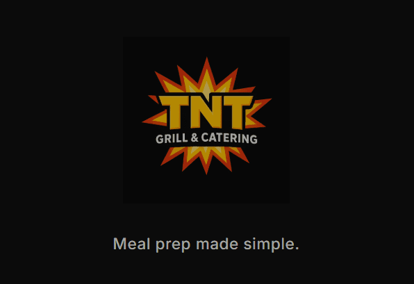 TNT Grill & Catering website preview